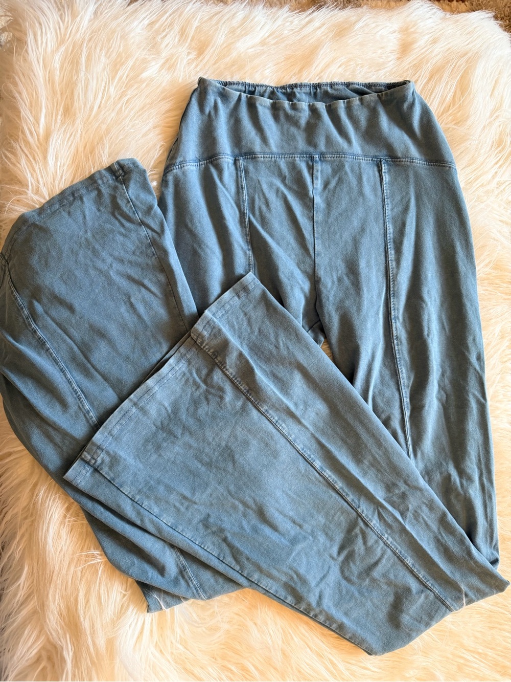 Women’s Blue Stretch Pants